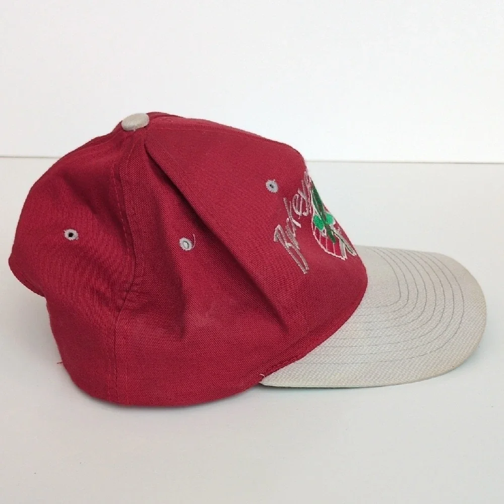 Ohio State Buckeyes Nutmeg Logo Hat - Red & Gray Strapback‎ Cap